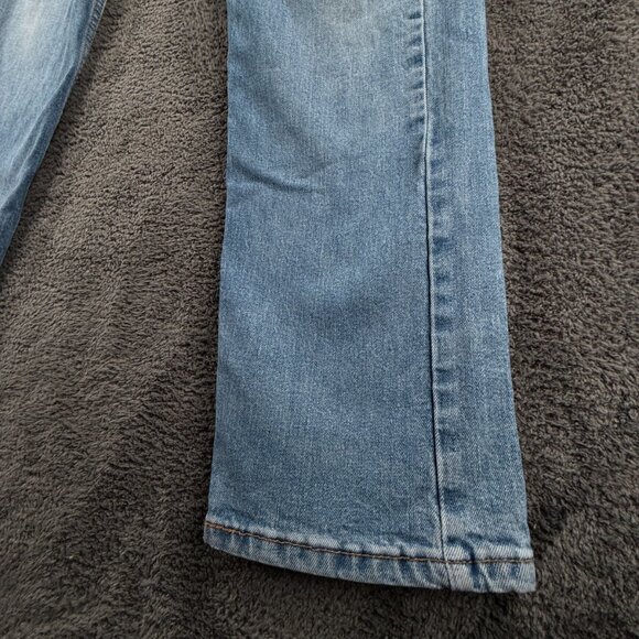 Levi's 505 Denim Jeans Blue ACTL 31x29 Zip Fly Cotton Blend Workwear Outdoors - Picture 7 of 16